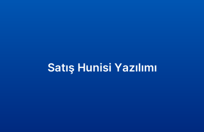 Satış Hunisi Yazılımı