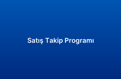Satış Takip Programı