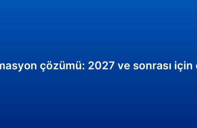 CRM otomasyon çözümü: 2027 ve sonrası için öngörüler