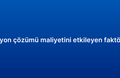 CRM otomasyon çözümü maliyetini etkileyen faktörler nelerdir?