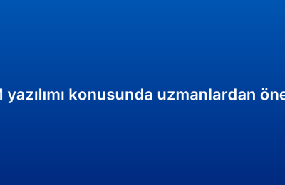 CRM yazılımı konusunda uzmanlardan öneriler