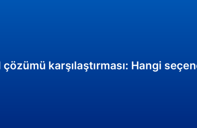 Kurumsal CRM çözümü karşılaştırması: Hangi seçenek size uygun?